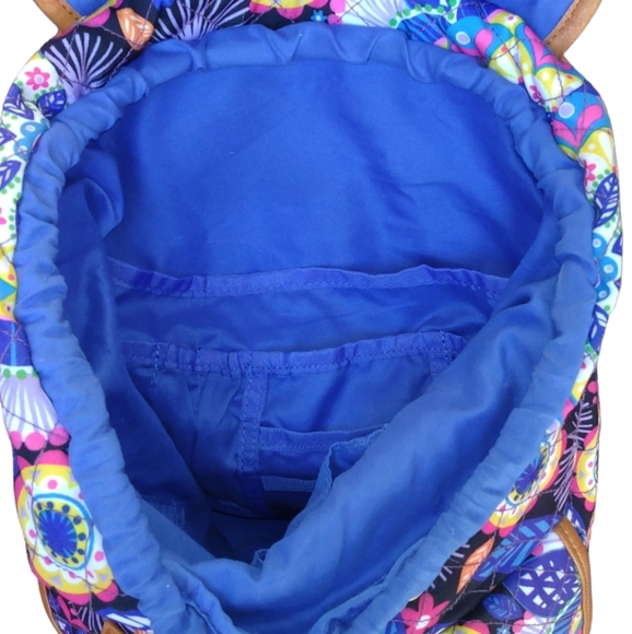 Lychee Bags Canvas Printed Backpack - Picture 8 of 11